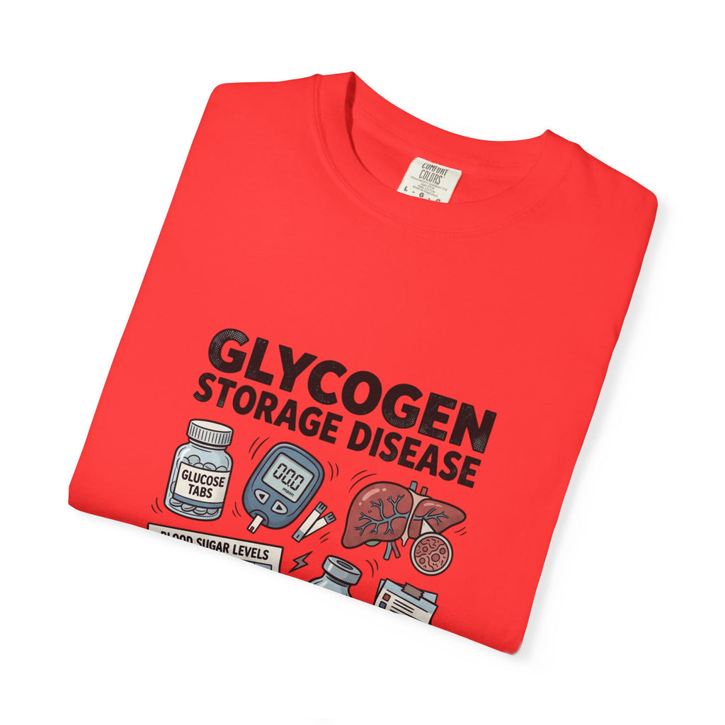 Rare Glycogen Storage Unisex Garment-Dyed T-shirt