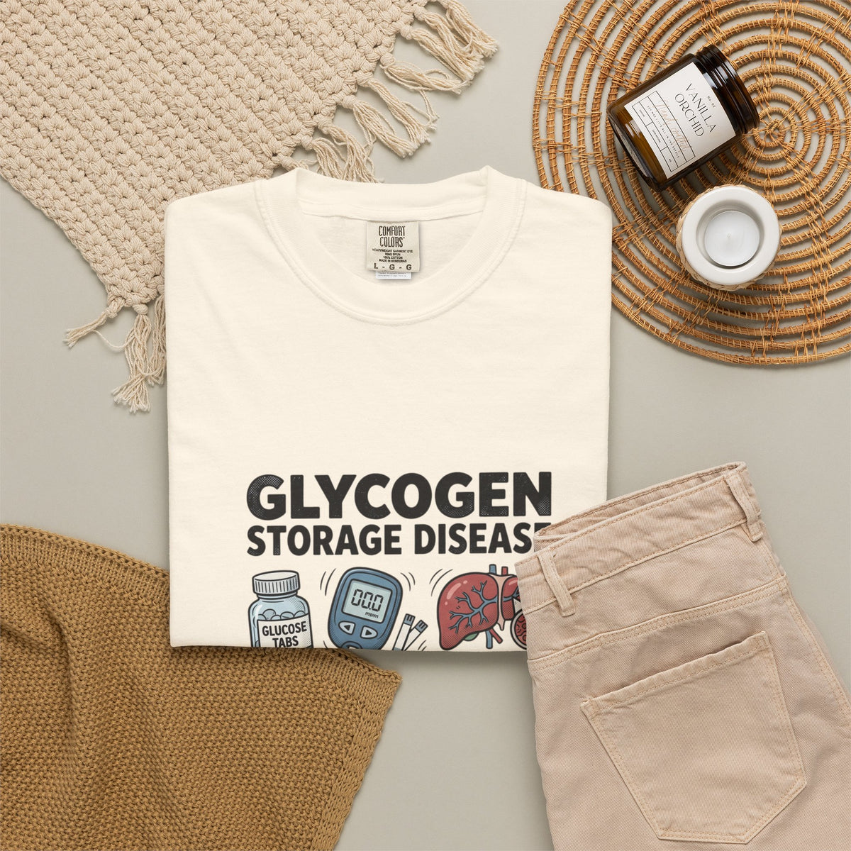 Rare Glycogen Storage Unisex Garment-Dyed T-shirt