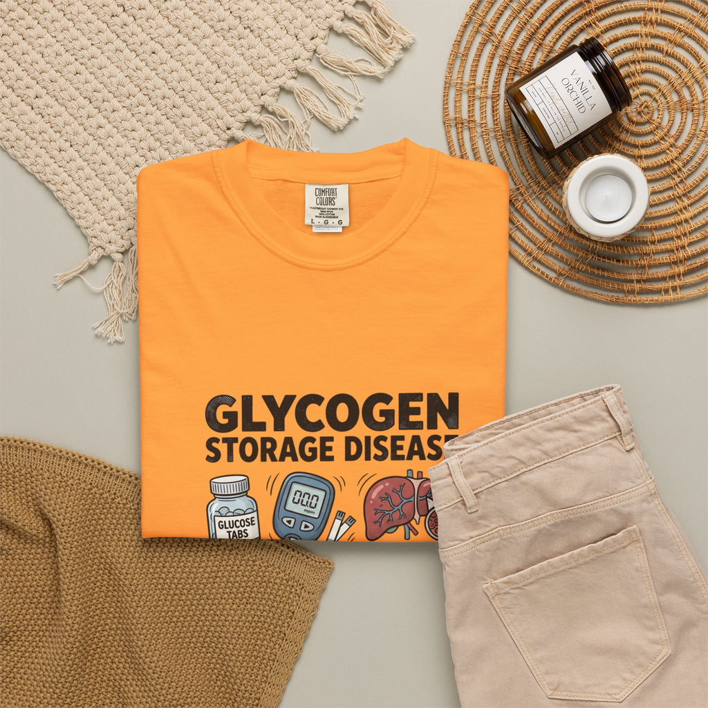Rare Glycogen Storage Unisex Garment-Dyed T-shirt