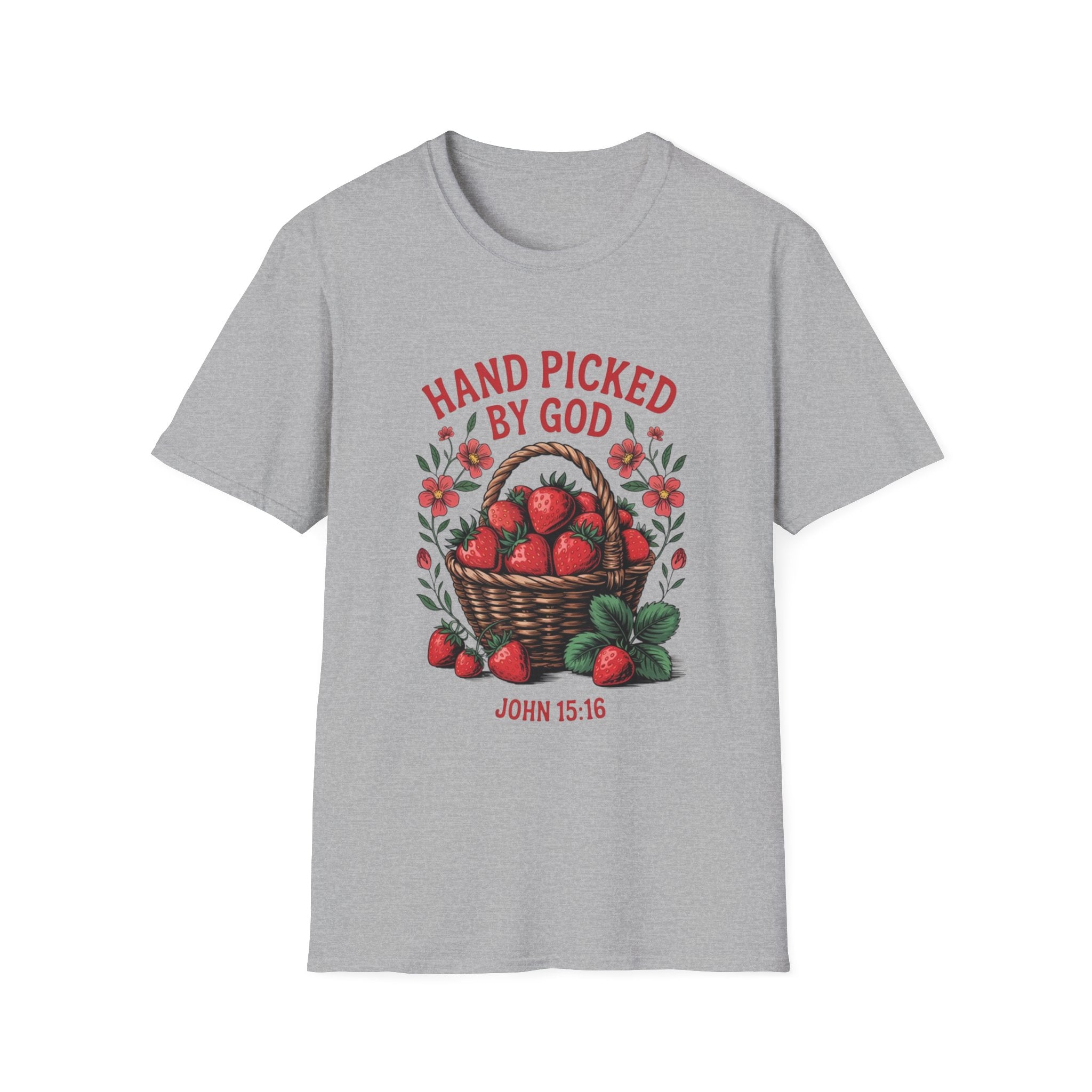 Hand Picked by God T-Shirt — John 15:16 Christian Faith Tee