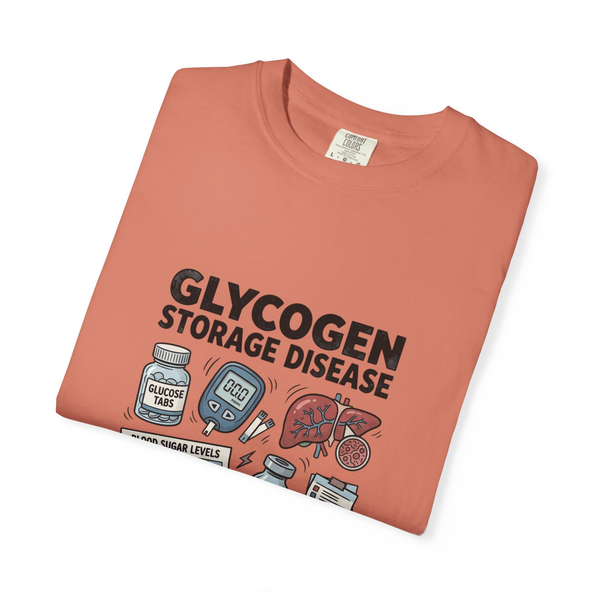 Rare Glycogen Storage Unisex Garment-Dyed T-shirt