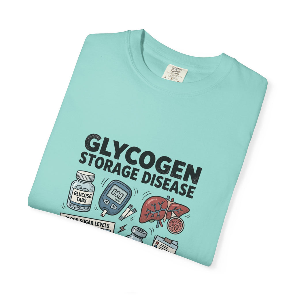 Rare Glycogen Storage Unisex Garment-Dyed T-shirt