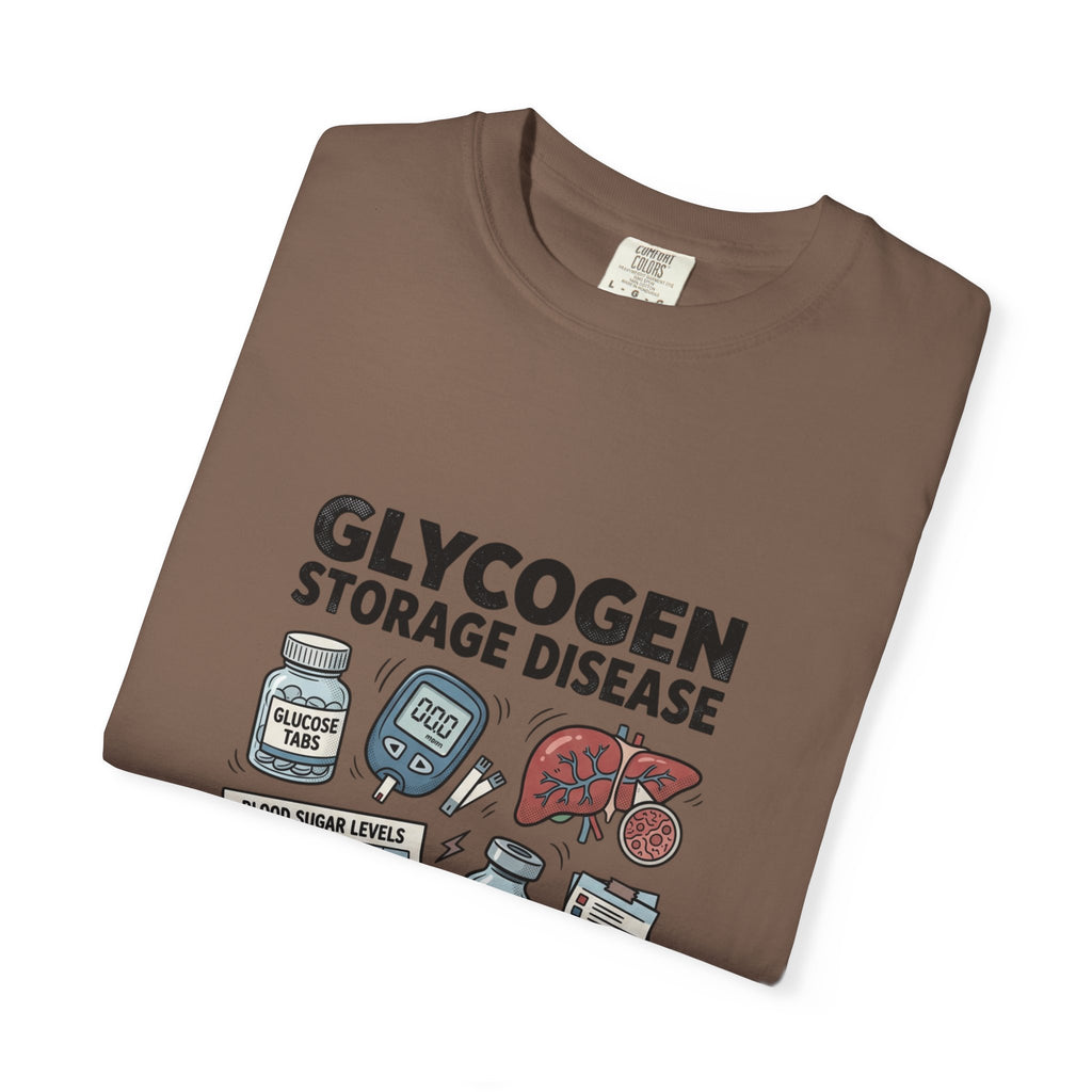 Rare Glycogen Storage Unisex Garment-Dyed T-shirt