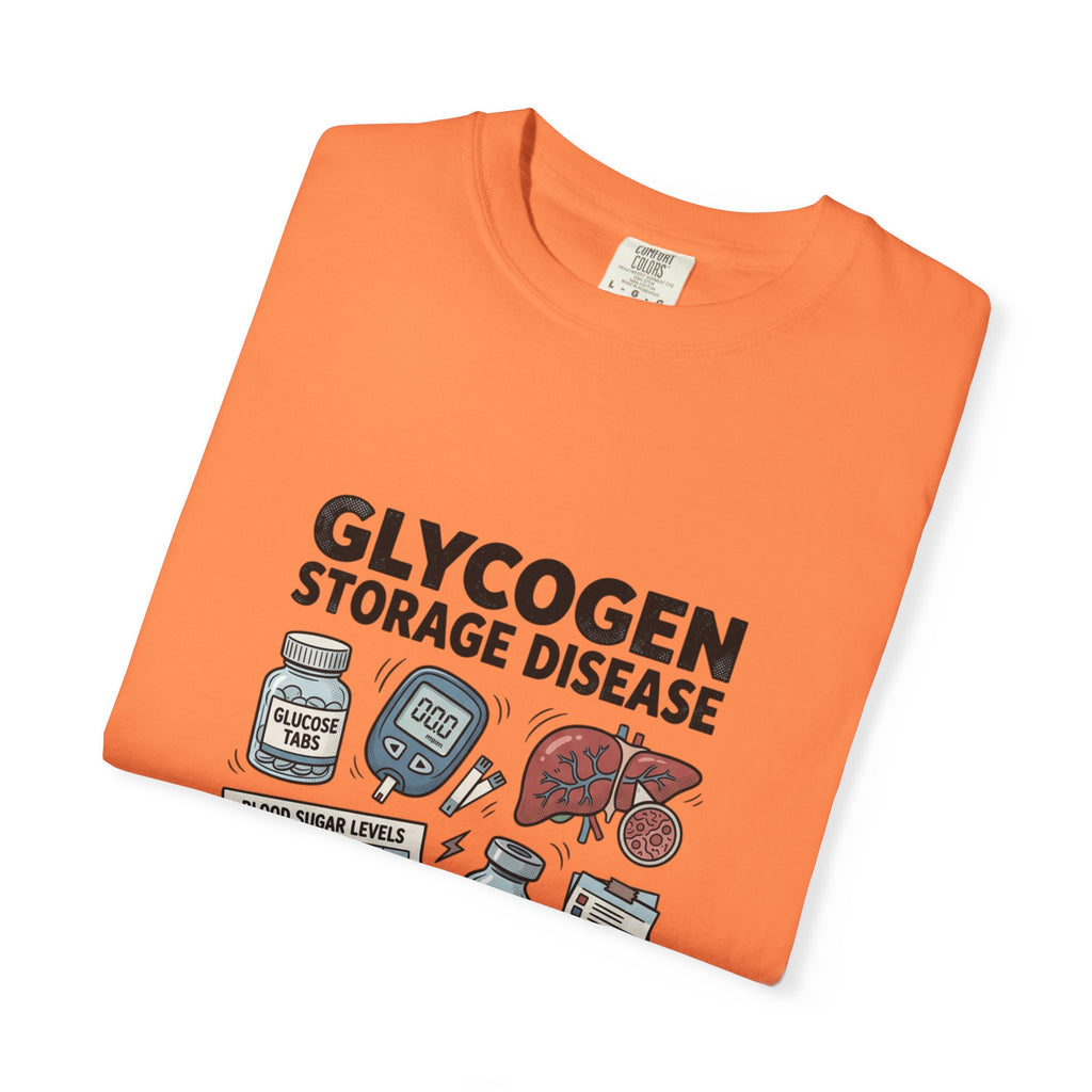 Rare Glycogen Storage Unisex Garment-Dyed T-shirt