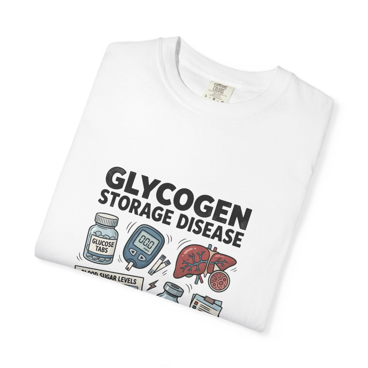 Rare Glycogen Storage Unisex Garment-Dyed T-shirt