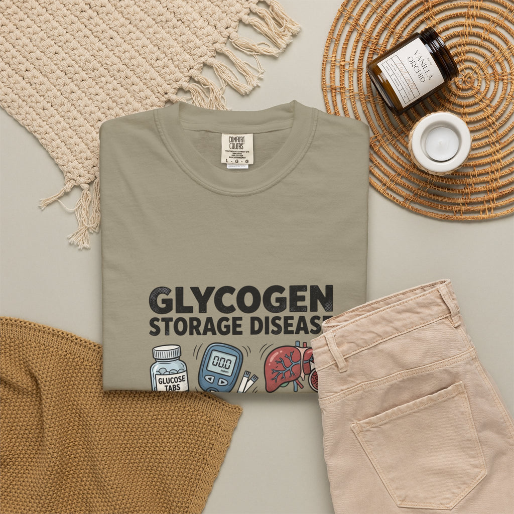 Rare Glycogen Storage Unisex Garment-Dyed T-shirt