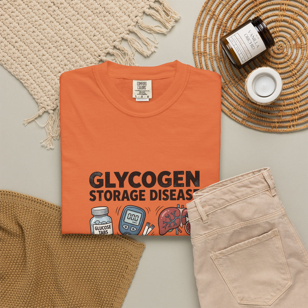Rare Glycogen Storage Unisex Garment-Dyed T-shirt