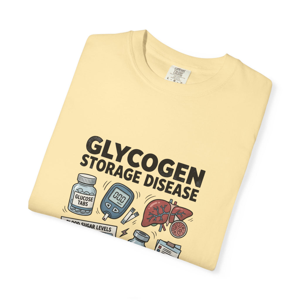 Rare Glycogen Storage Unisex Garment-Dyed T-shirt