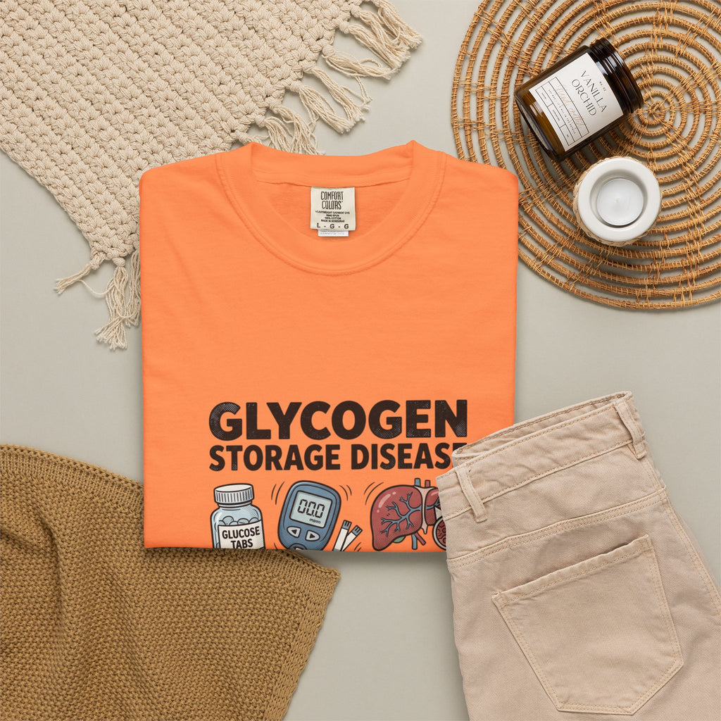 Rare Glycogen Storage Unisex Garment-Dyed T-shirt