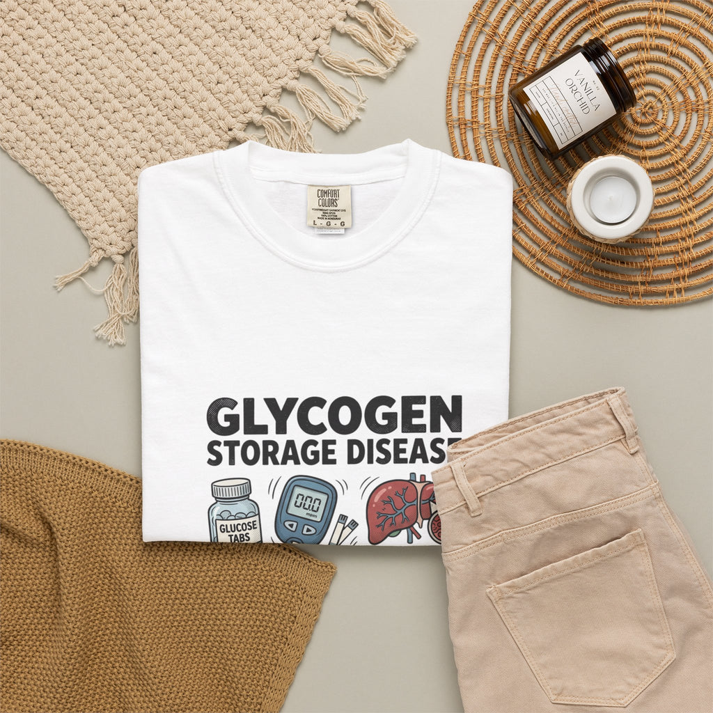 Rare Glycogen Storage Unisex Garment-Dyed T-shirt