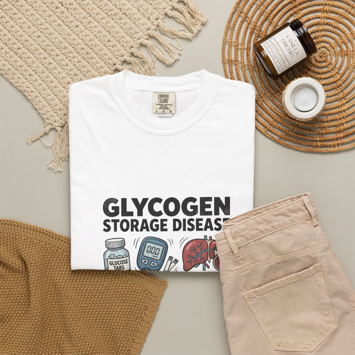 Rare Glycogen Storage Unisex Garment-Dyed T-shirt