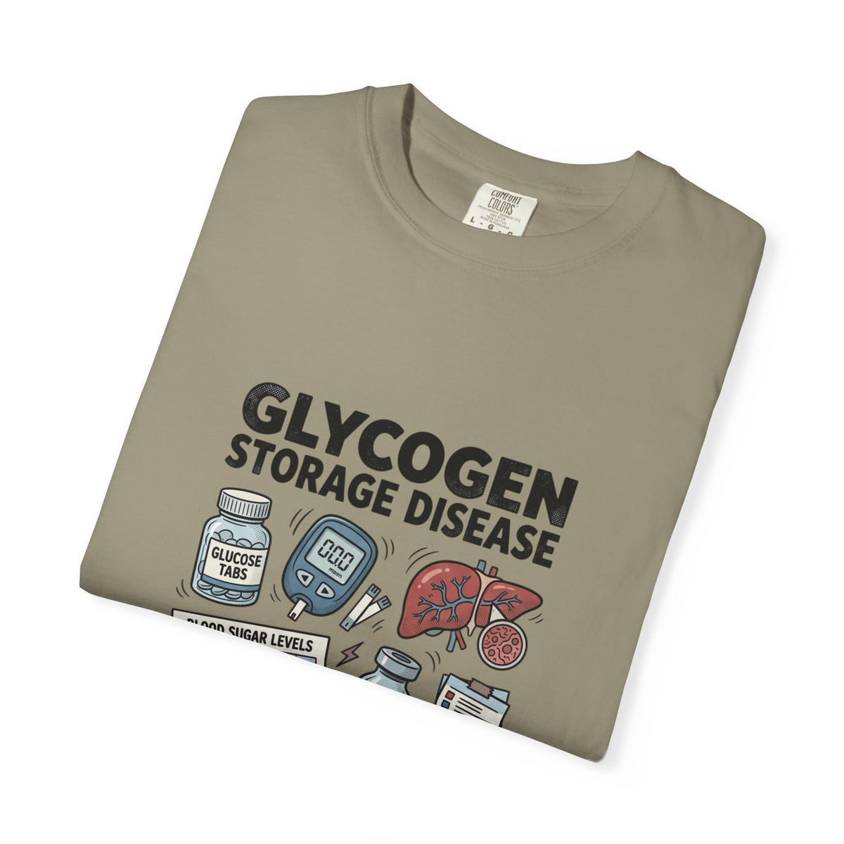 Rare Glycogen Storage Unisex Garment-Dyed T-shirt