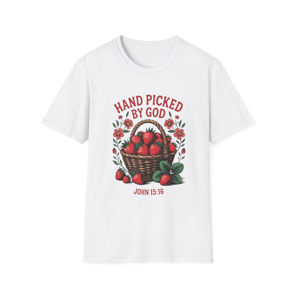 Hand Picked by God T-Shirt — John 15:16 Christian Faith Tee
