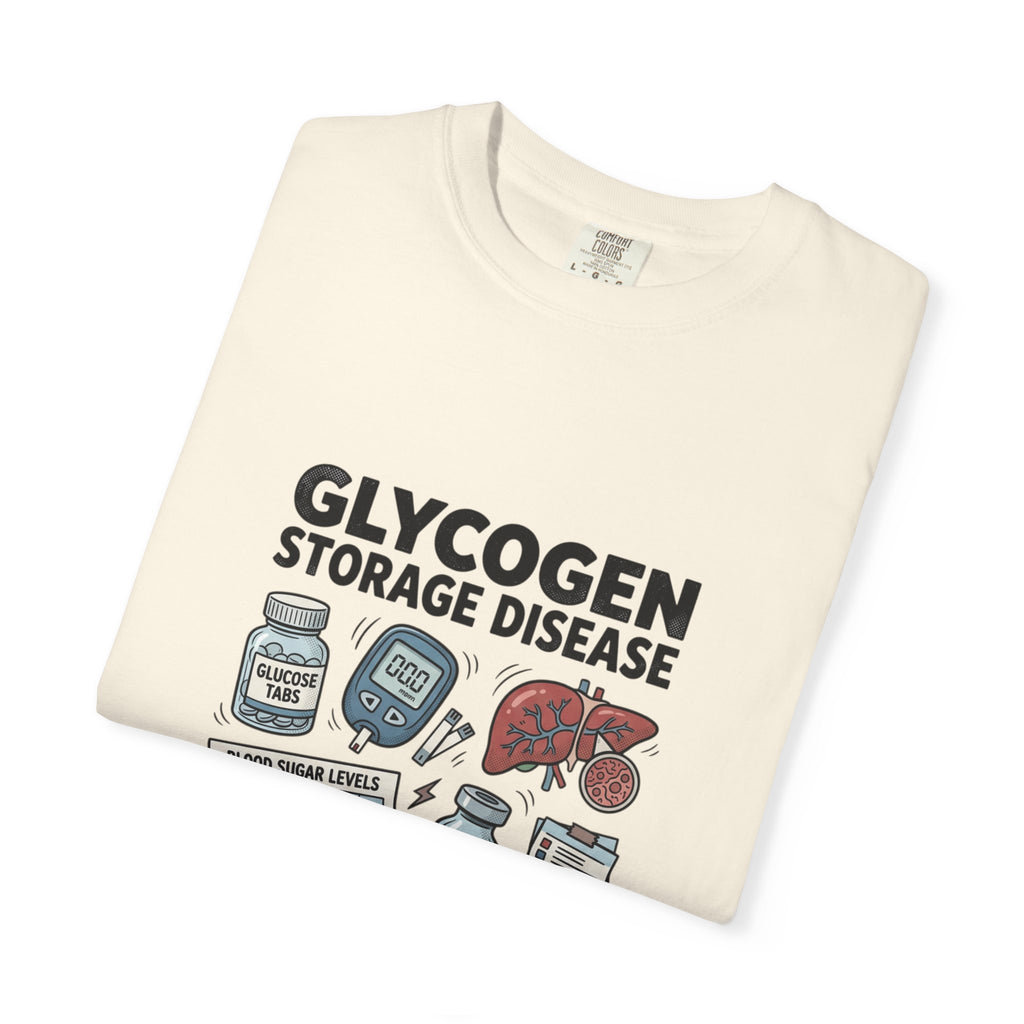 Rare Glycogen Storage Unisex Garment-Dyed T-shirt