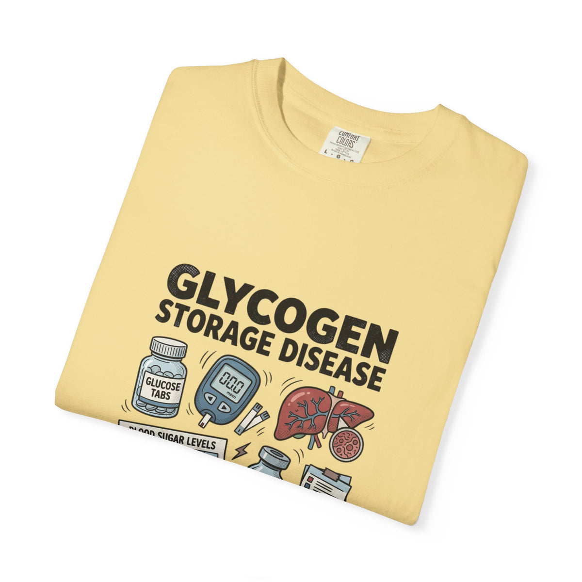 Rare Glycogen Storage Unisex Garment-Dyed T-shirt