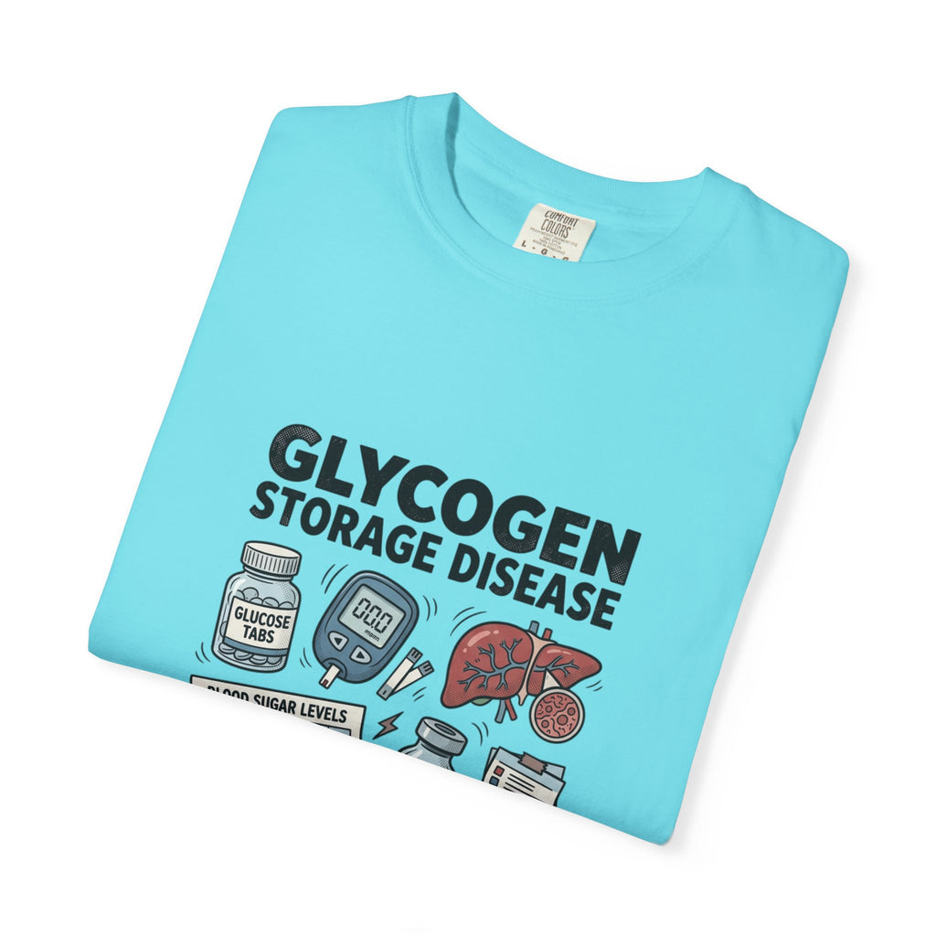 Rare Glycogen Storage Unisex Garment-Dyed T-shirt