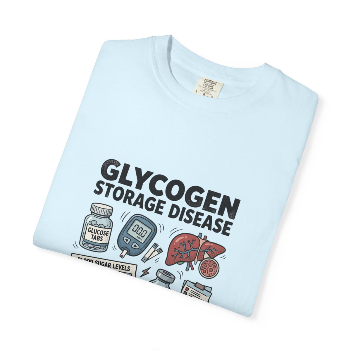 Rare Glycogen Storage Unisex Garment-Dyed T-shirt