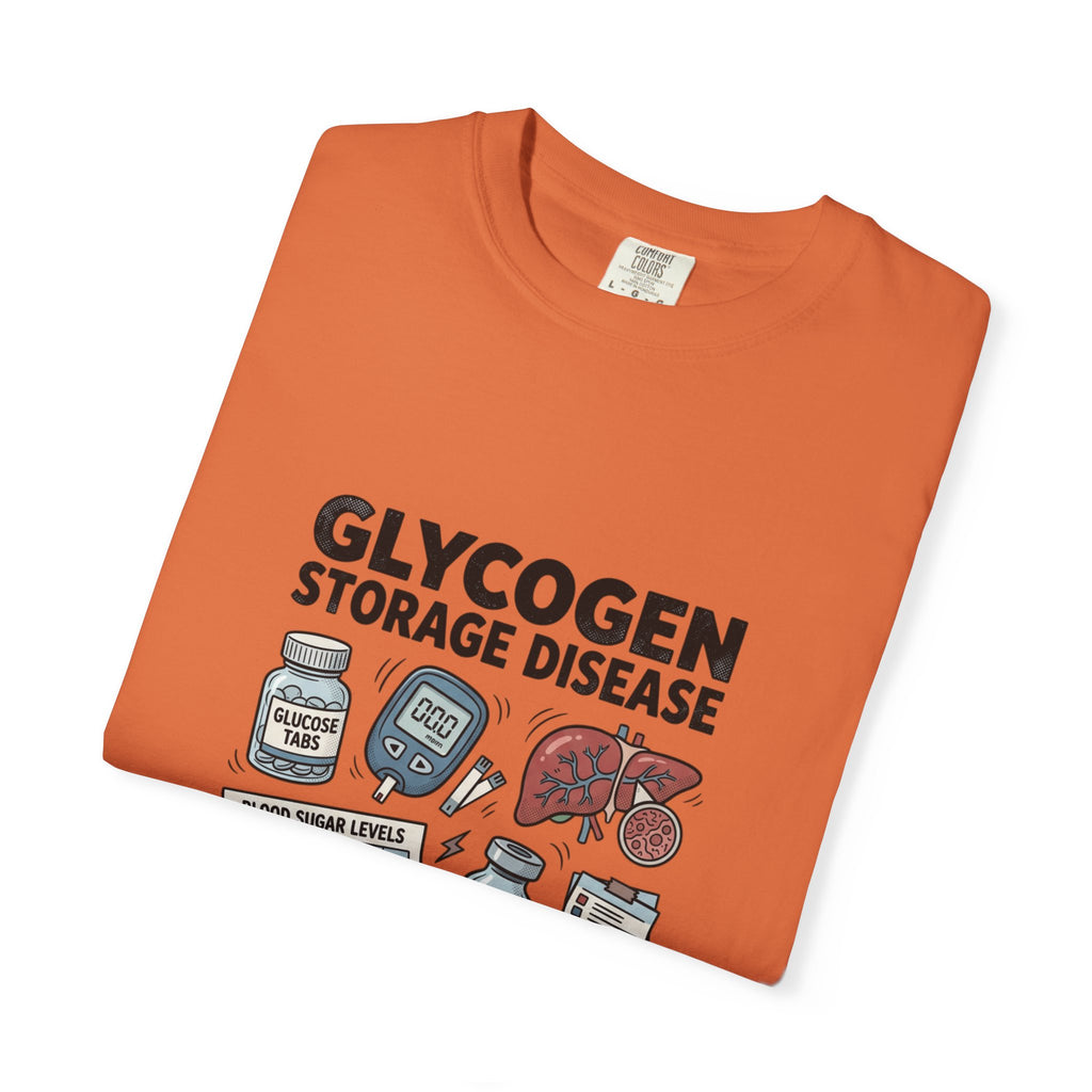 Rare Glycogen Storage Unisex Garment-Dyed T-shirt